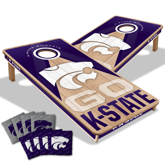 NCAA Kansas State Wildcats 2' x 4' Slogan Series Cornhole