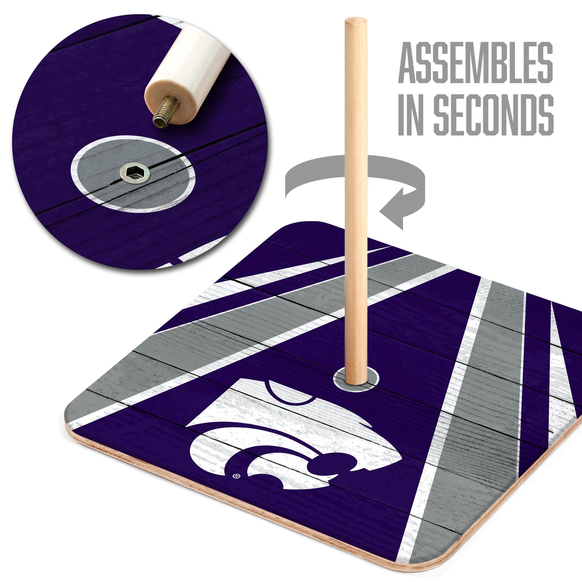 NCAA Kansas State Wildcats Horseshoe Bag Game