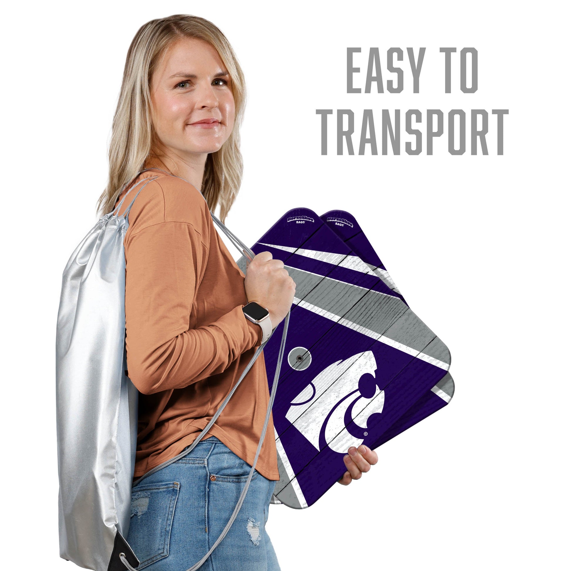 NCAA Kansas State Wildcats Horseshoe Bag Game