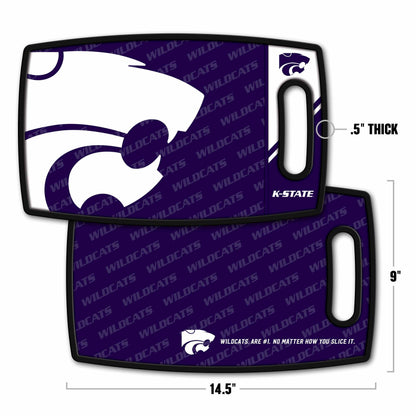 Kansas State Wildcats Logo Series Cutting Board Alt 1