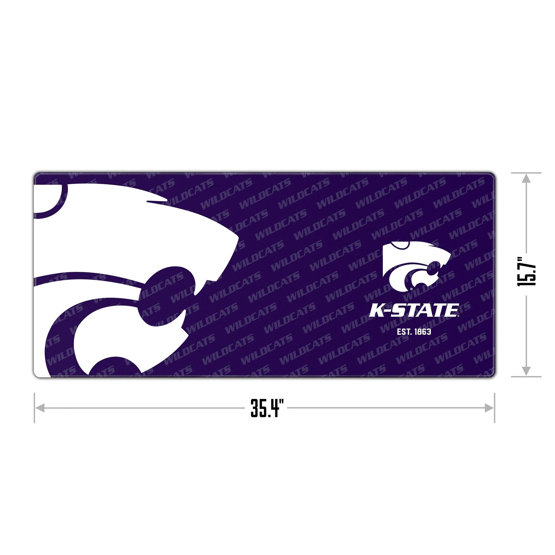 Kansas State Wildcats Logo Series Desk Pad Alt 1