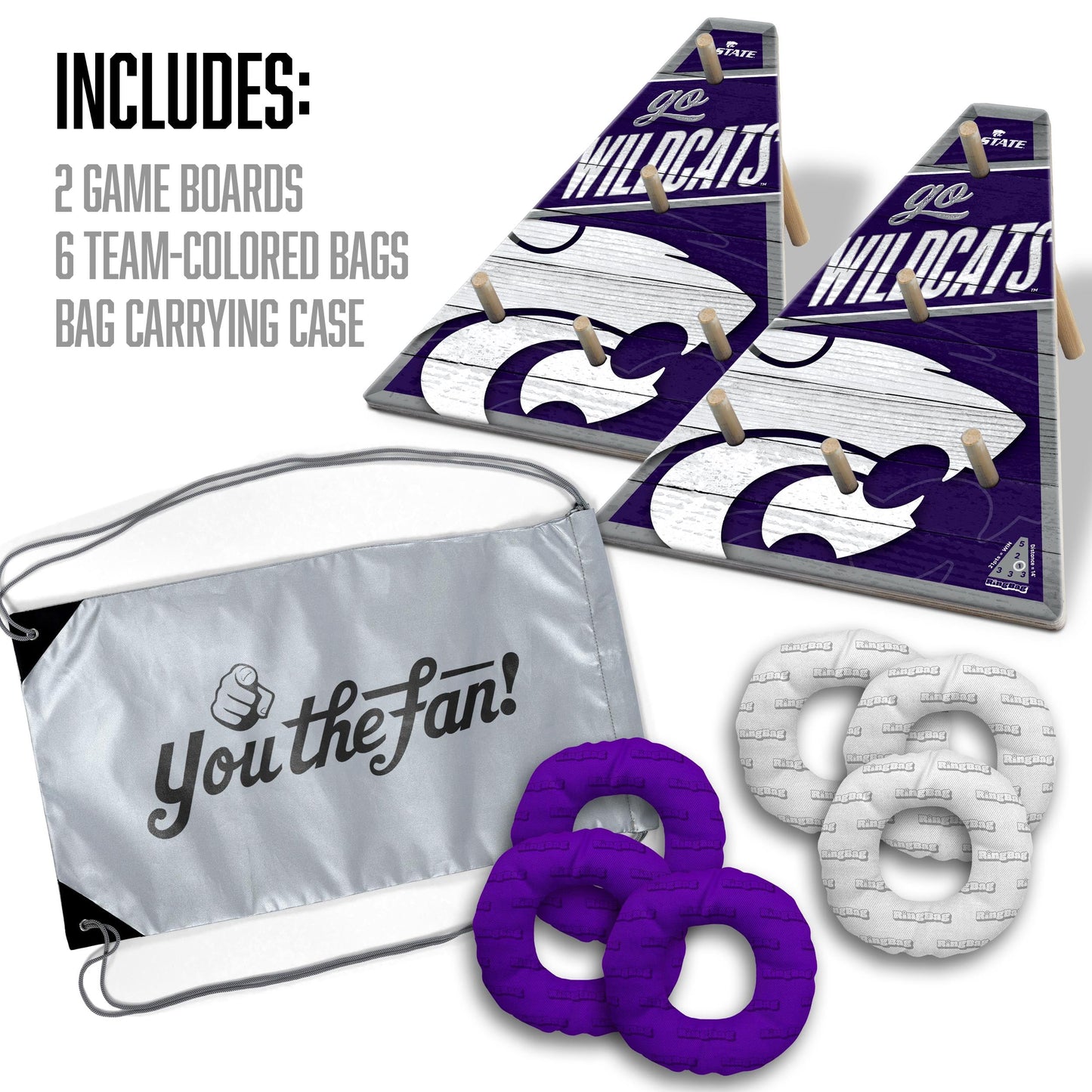 NCAA Kansas State Wildcats Ringbag Outdoor Game