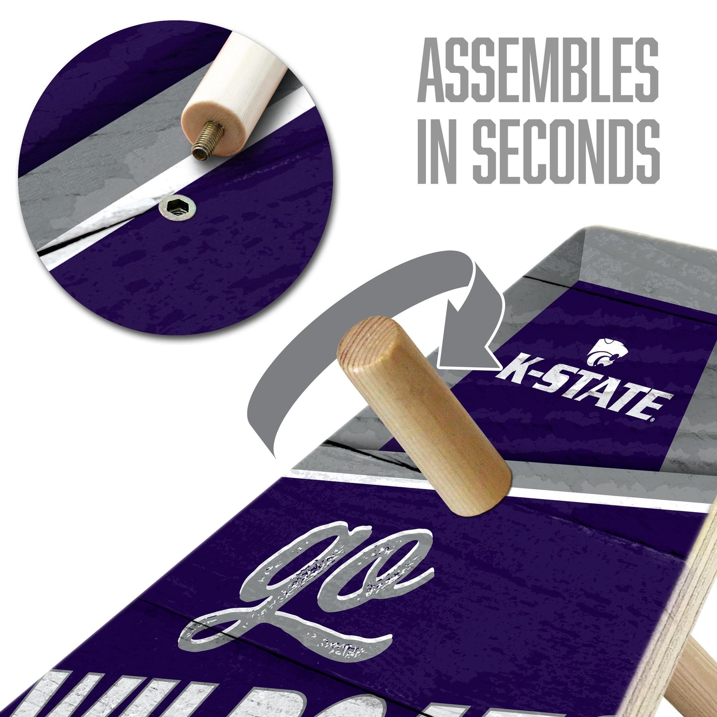 NCAA Kansas State Wildcats Ringbag Outdoor Game