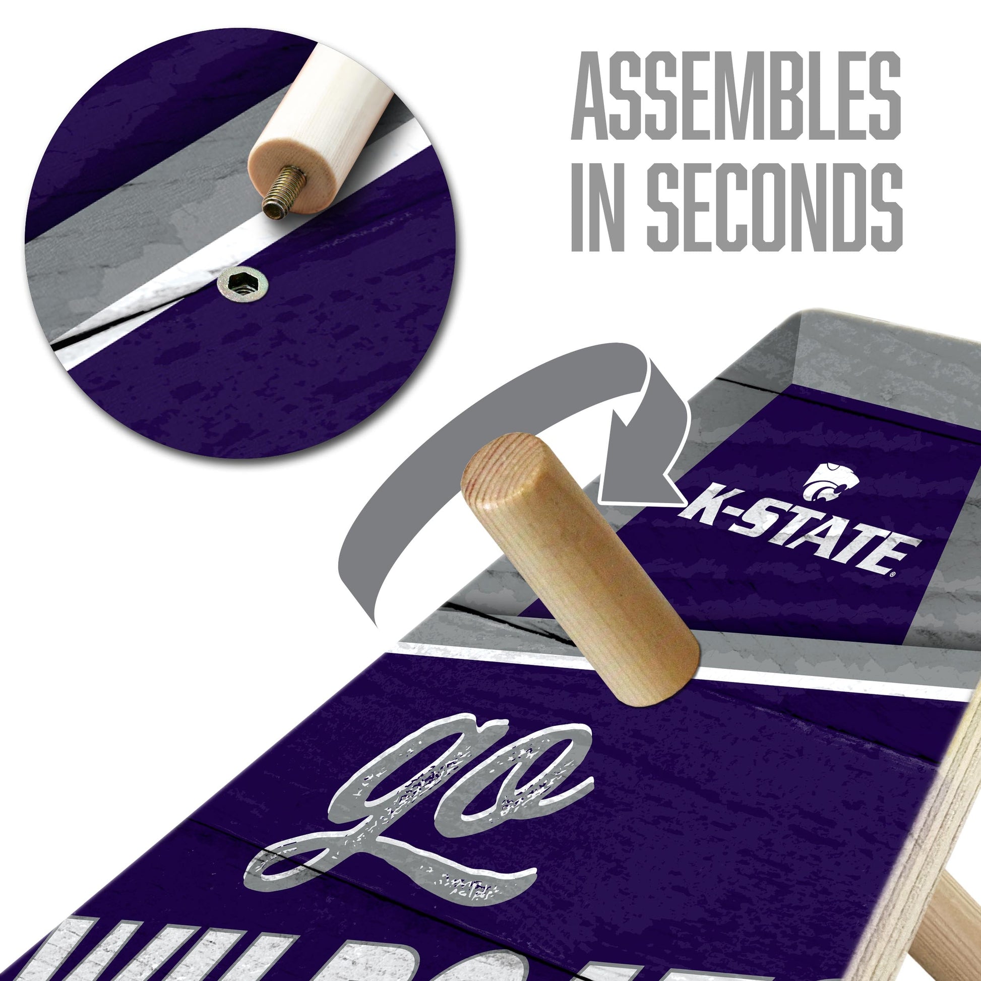 NCAA Kansas State Wildcats Ringbag Outdoor Game