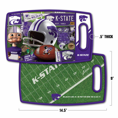 Kansas State Wildcats Retro Series Cutting Board Alt 1