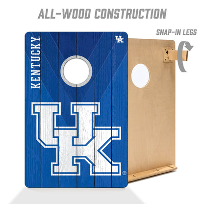 NCAA Kentucky Wildcats 2' X 3' All-Wood Cornhole Set - Alt 2
