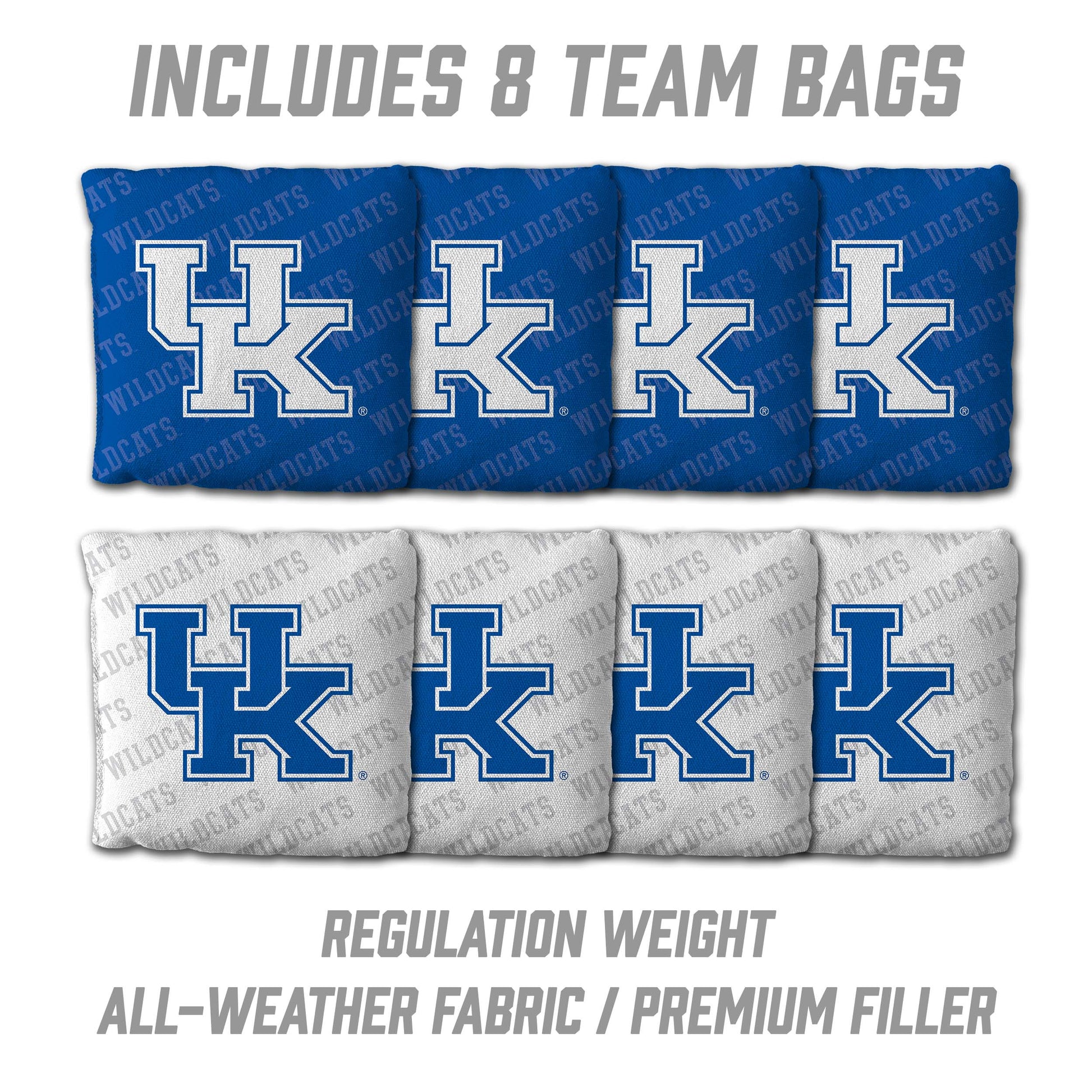 NCAA Kentucky Wildcats 2' X 3' All-Wood Cornhole Set - Alt 3