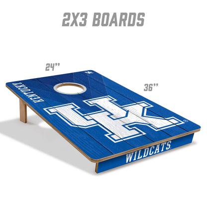 NCAA Kentucky Wildcats 2' X 3' All-Wood Cornhole Set - Alt 4