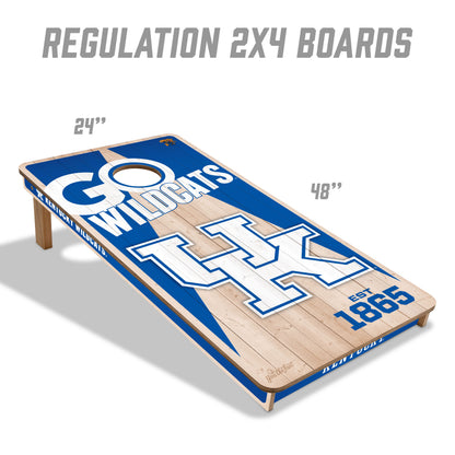 NCAA Kentucky Wildcats 2' x 4' All-Wood Cornhole Set
