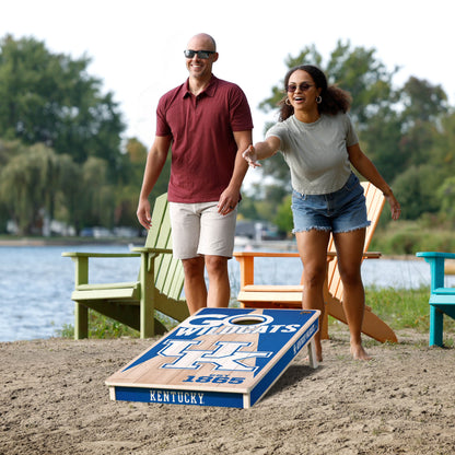NCAA Kentucky Wildcats 2' x 4' All-Wood Cornhole Set