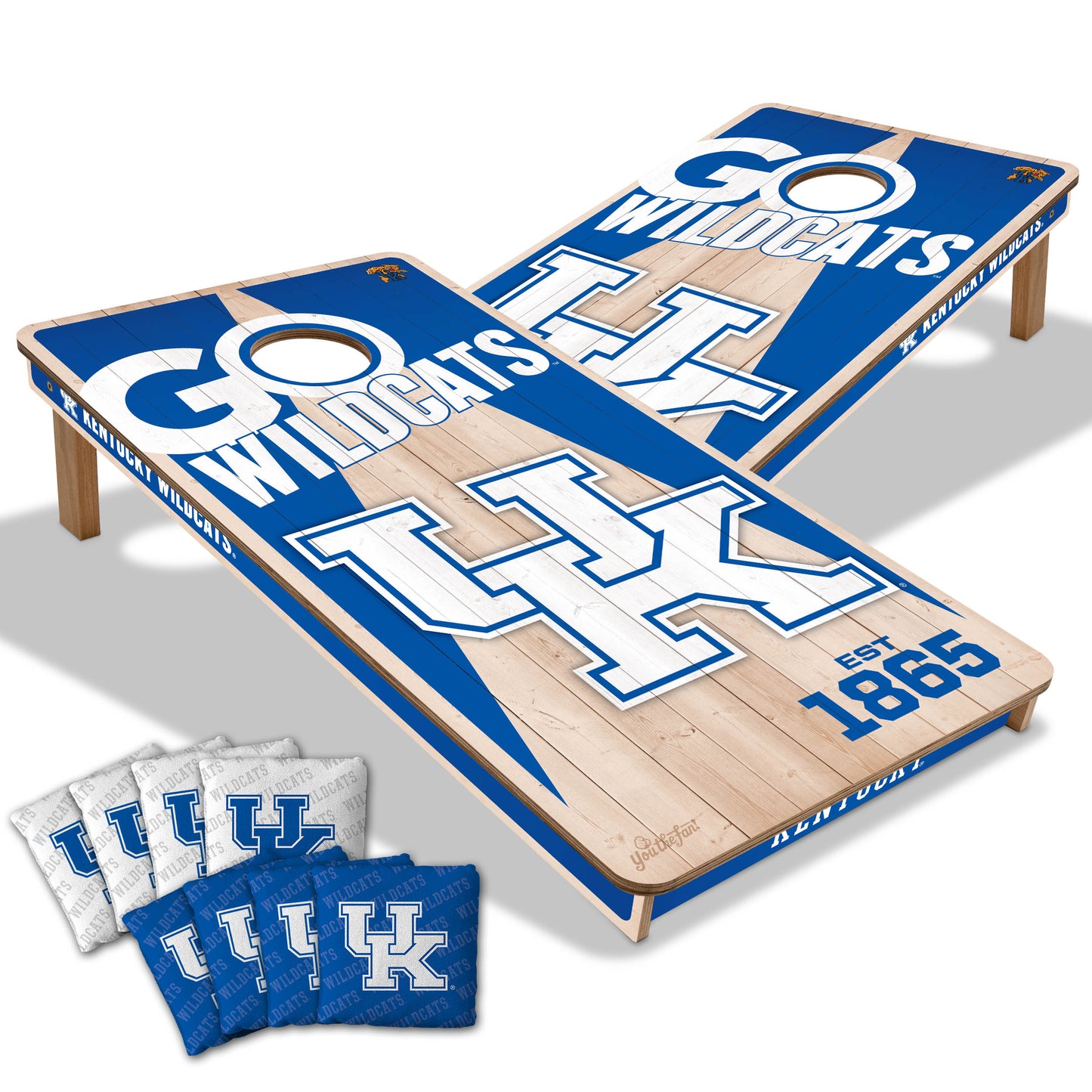 NCAA Kentucky Wildcats 2' x 4' All-Wood Cornhole Set