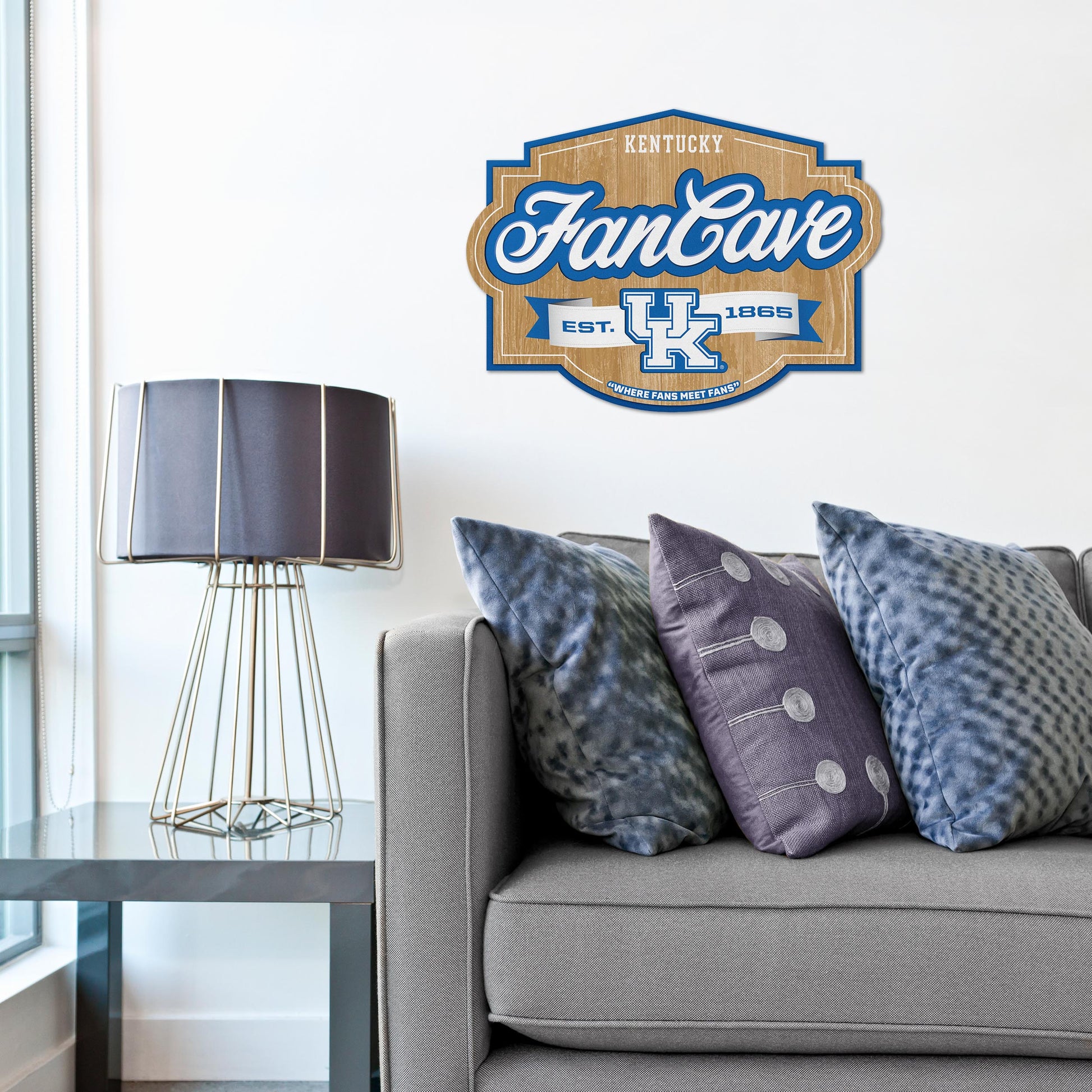 Kentucky Wildcats Fan Cave Sign Alt 1