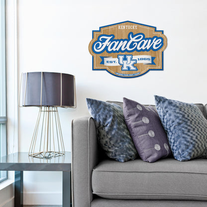 Kentucky Wildcats Fan Cave Sign Alt 1