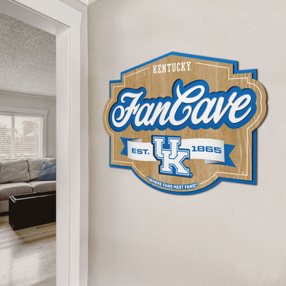 Kentucky Wildcats Fan Cave Sign Alt 2