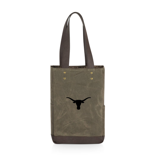 Texas Longhorns - 2 Bottle Insulated Wine Cooler Bag