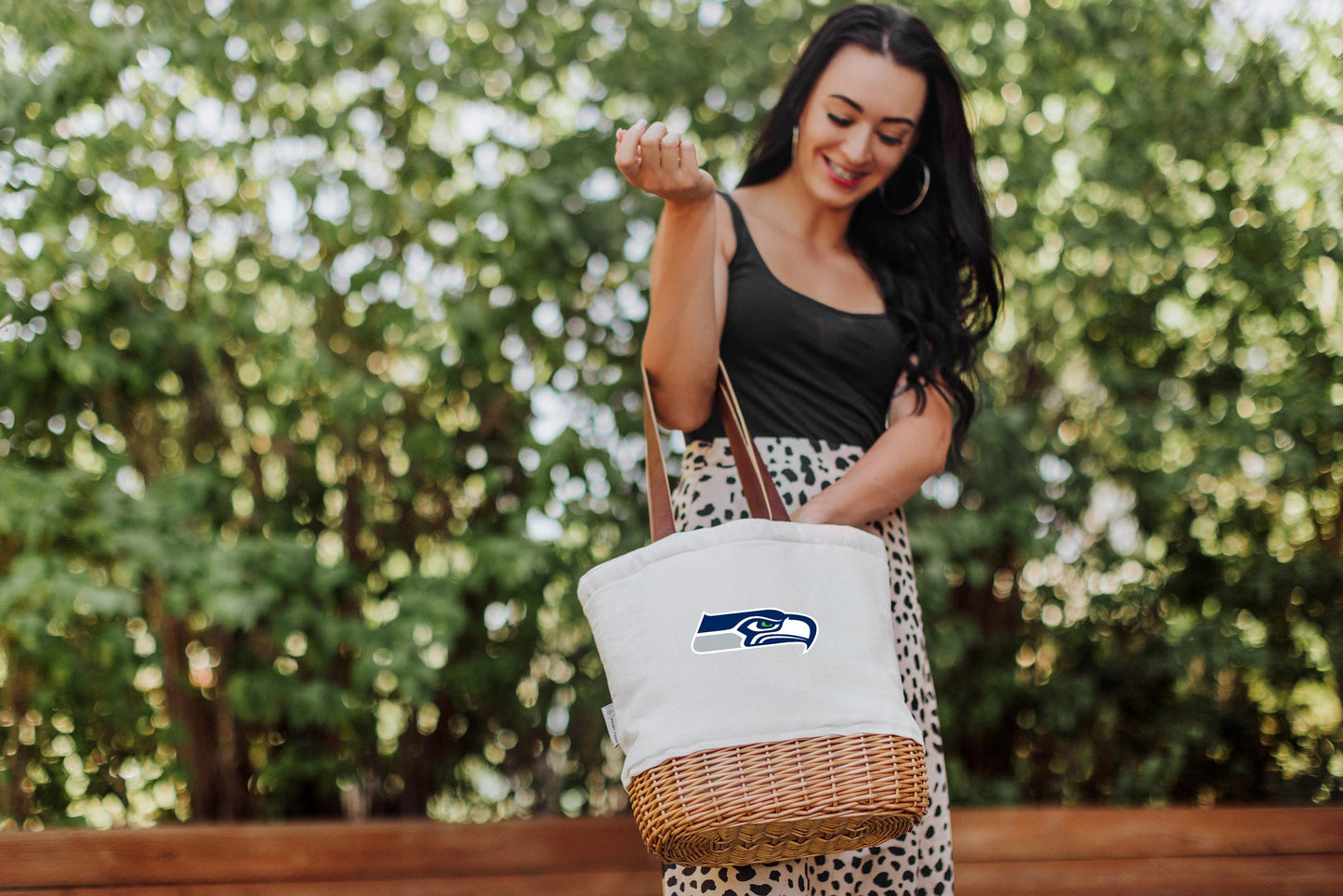 Seattle Seahawks - Pico Willow and Canvas Lunch Basket