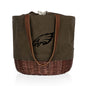 Philadelphia Eagles - Coronado Canvas and Willow Basket Tote