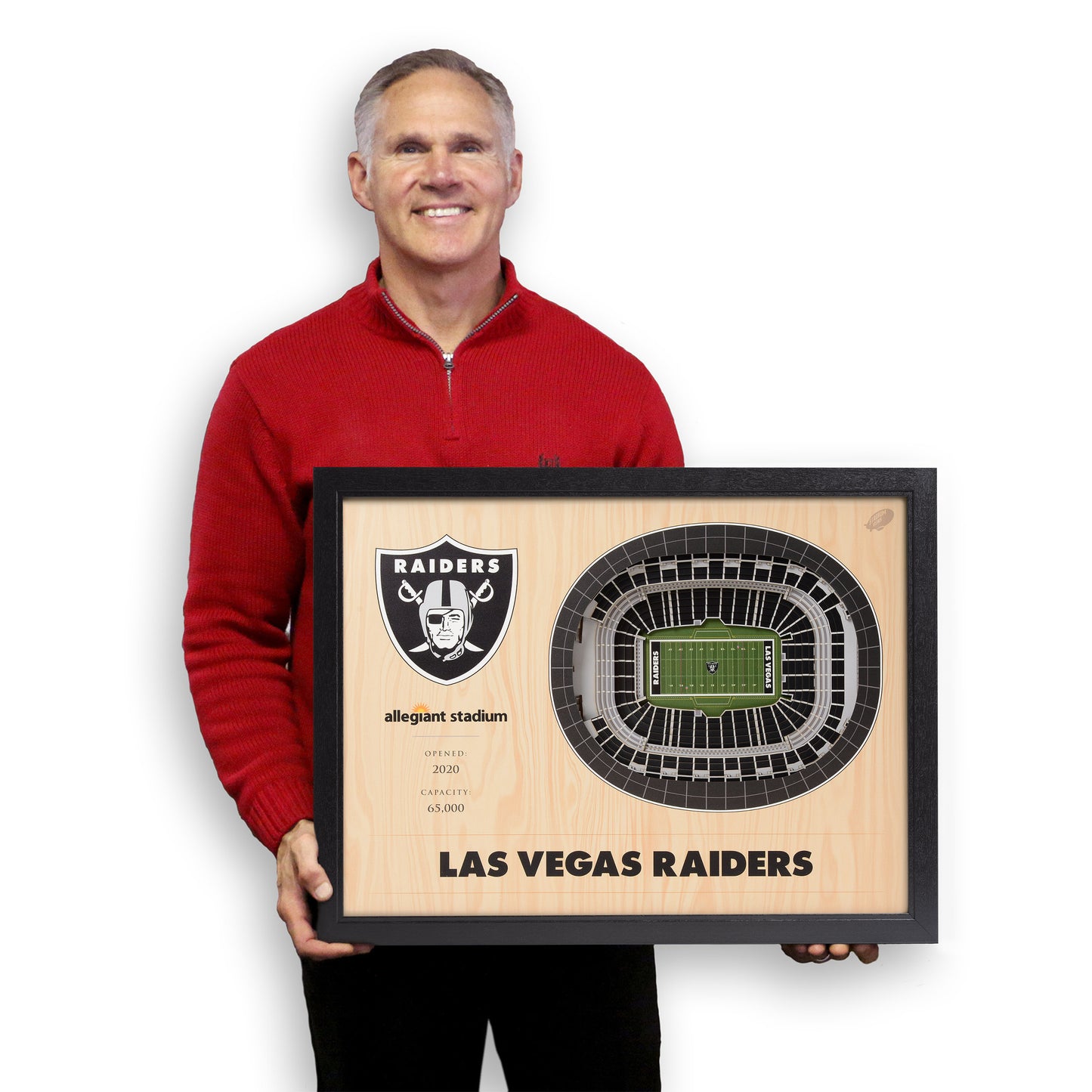 NFL Las Vegas Raiders 25-Layer StadiumView Wallart