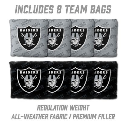 NFL Las Vegas Raiders 2' x 4' Slogan Series Cornhole