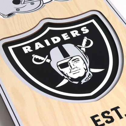 NFL Las Vegas Raiders 3D Stadium Banner 8' X 32'
