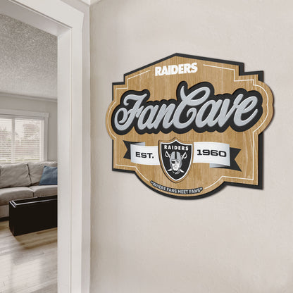 Las Vegas Raiders Fan Cave Wall Art Alt 2