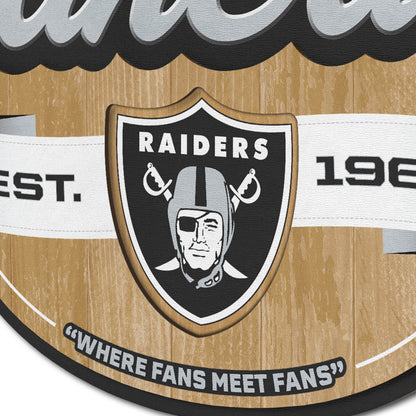 Las Vegas Raiders Fan Cave Wall Art Alt 3