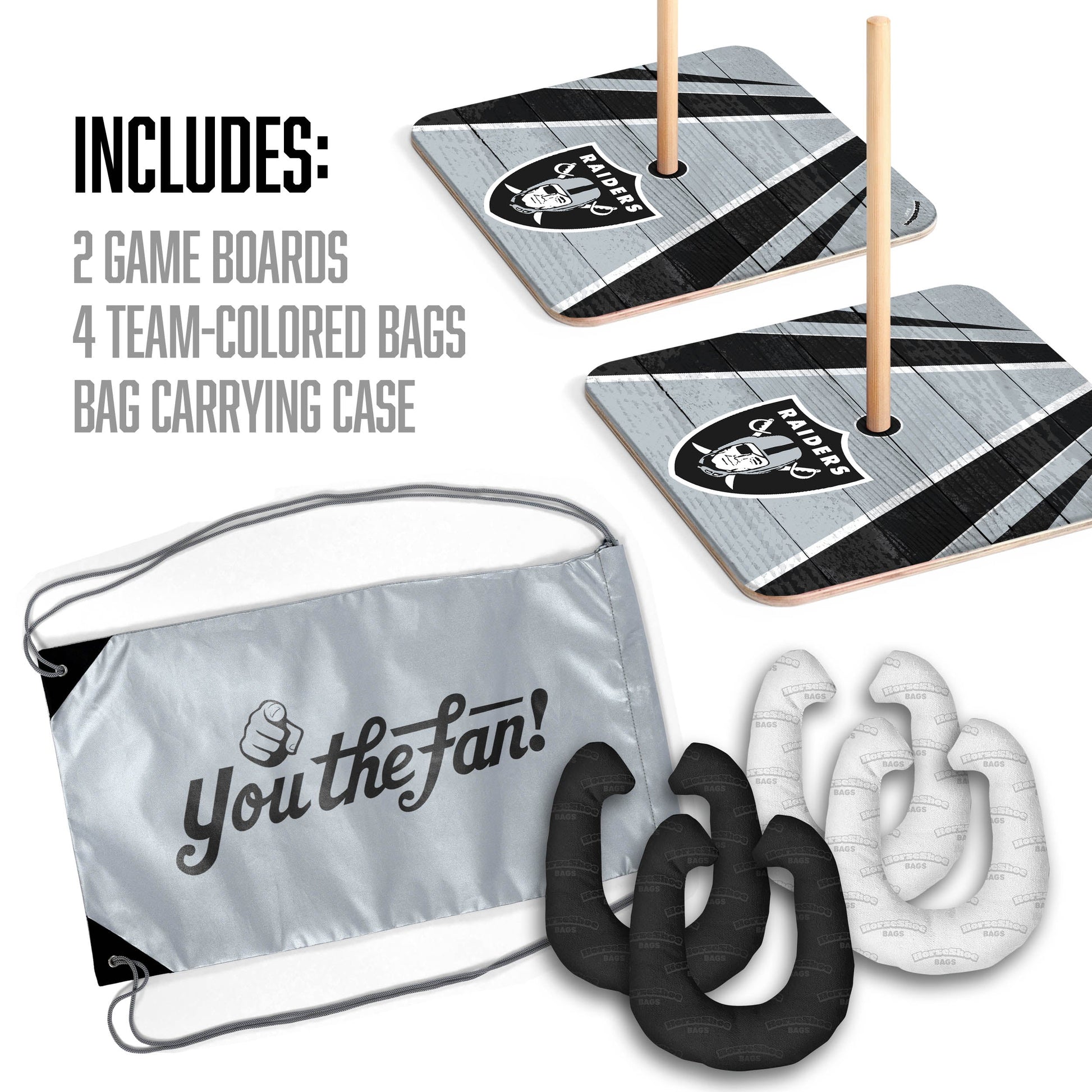 NFL Las Vegas Raiders Horseshoe Bag Game