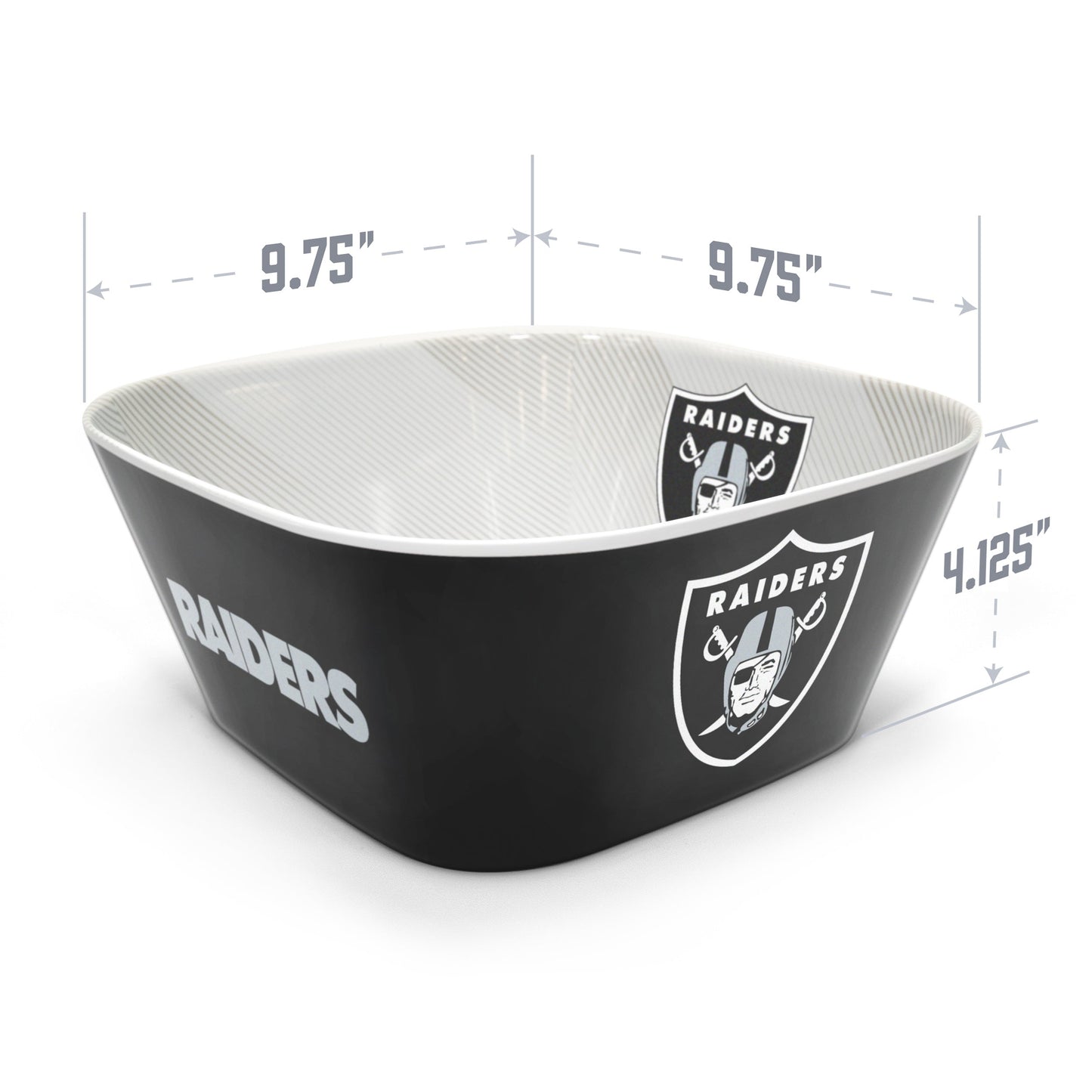 Las Vegas Raiders Large Party Bowl Alt 3