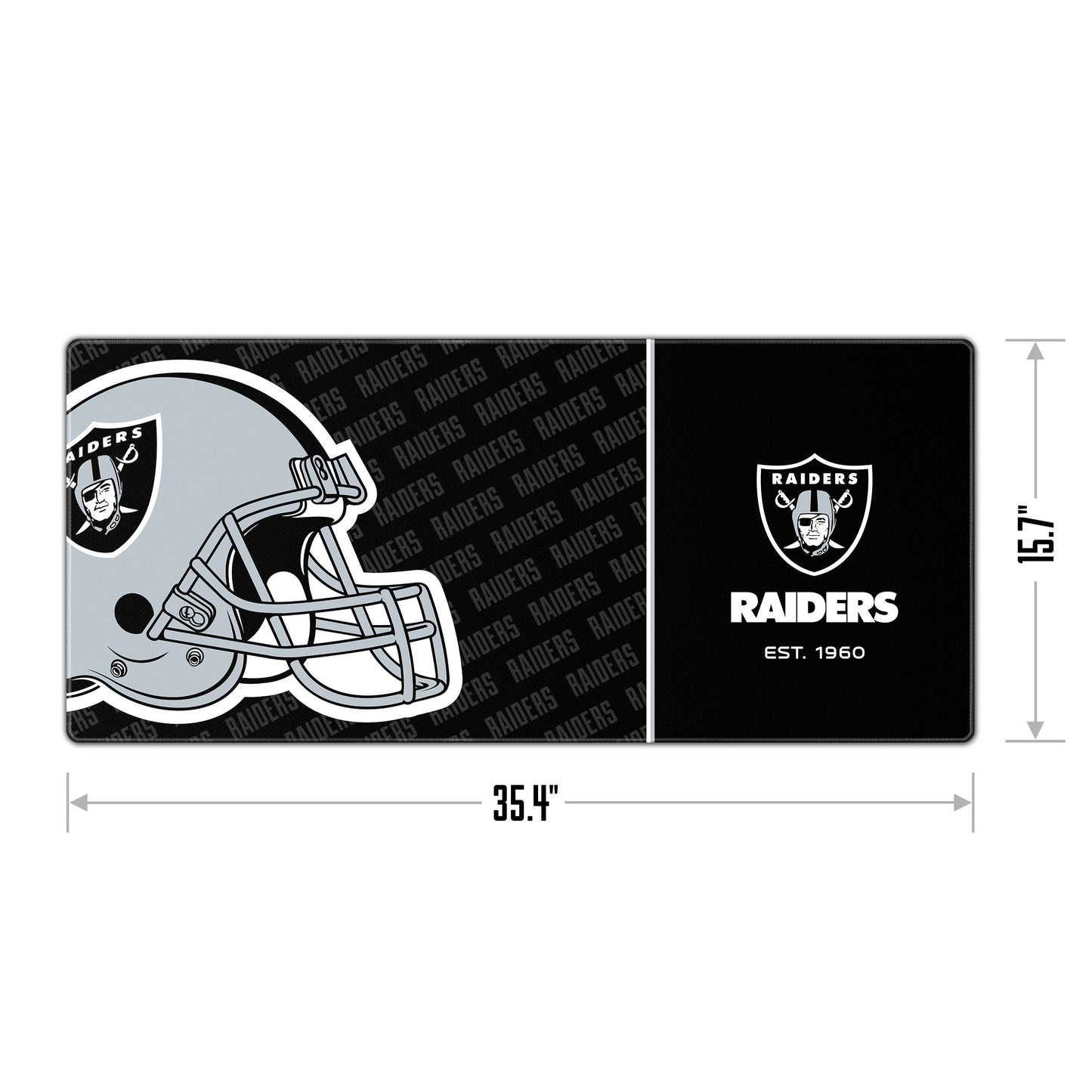 Las Vegas Raiders Logo Series Desk Pad Alt 1