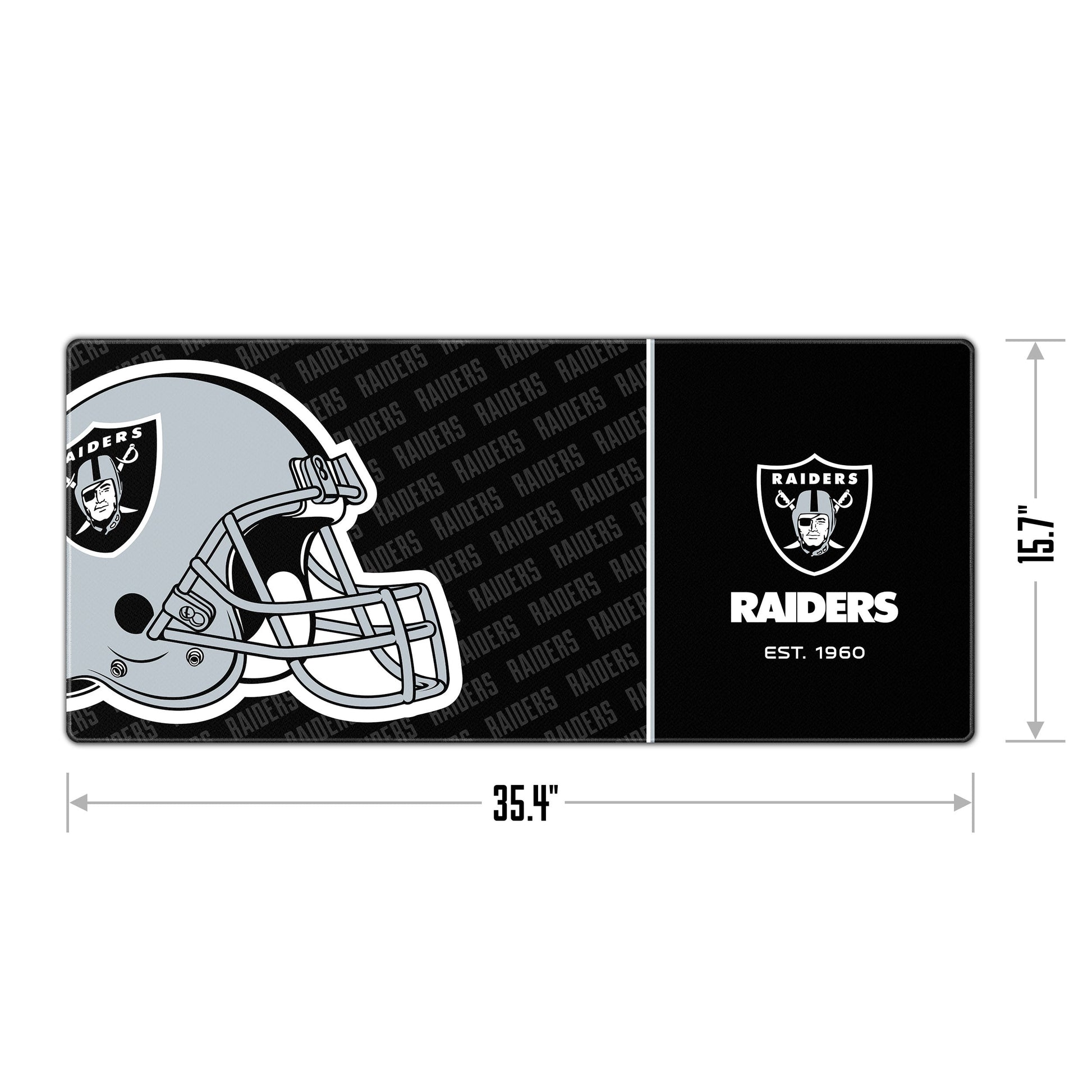 Las Vegas Raiders Logo Series Desk Pad Alt 1