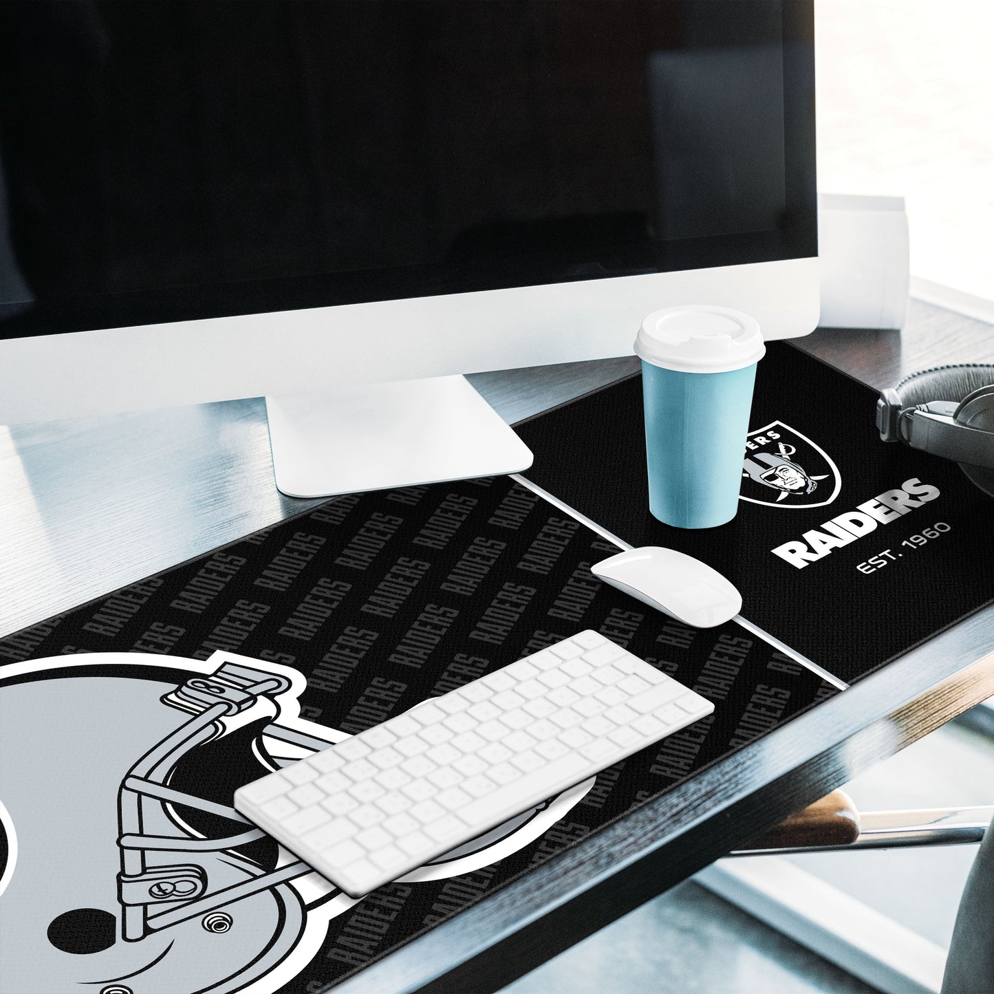 Las Vegas Raiders Logo Series Desk Pad Alt 2