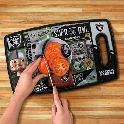 Las Vegas Raiders Retro Series Cutting Board Alt 3