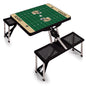 New Orleans Saints Football Field - Picnic Table Portable Folding Table with Seats