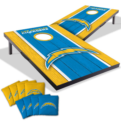 NFL Los Angeles Chargers 2' x 3' MDF Cornhole Set