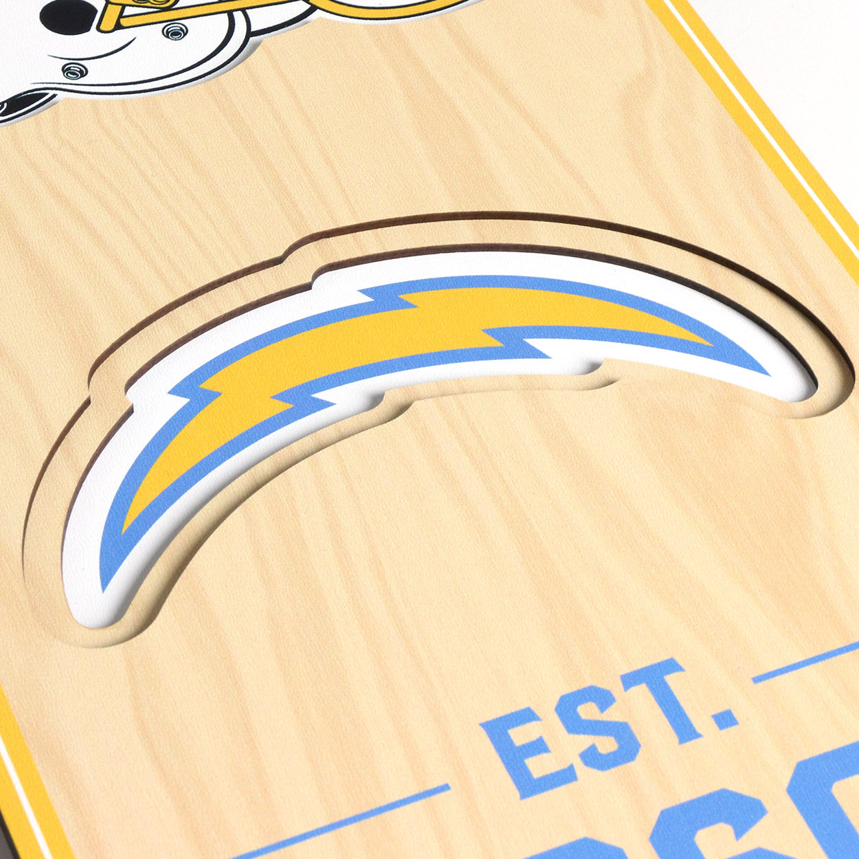 NFL Los Angeles Chargers 3D Stadium Banner 8' X 32'
