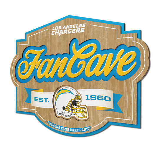 Los Angeles Chargers Fan Cave Wall Art