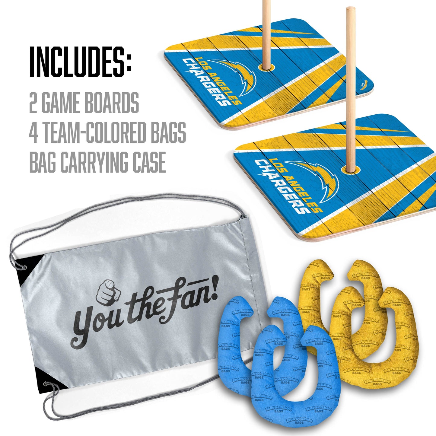 NFL Los Angeles Chargers Horseshoe Bag Game