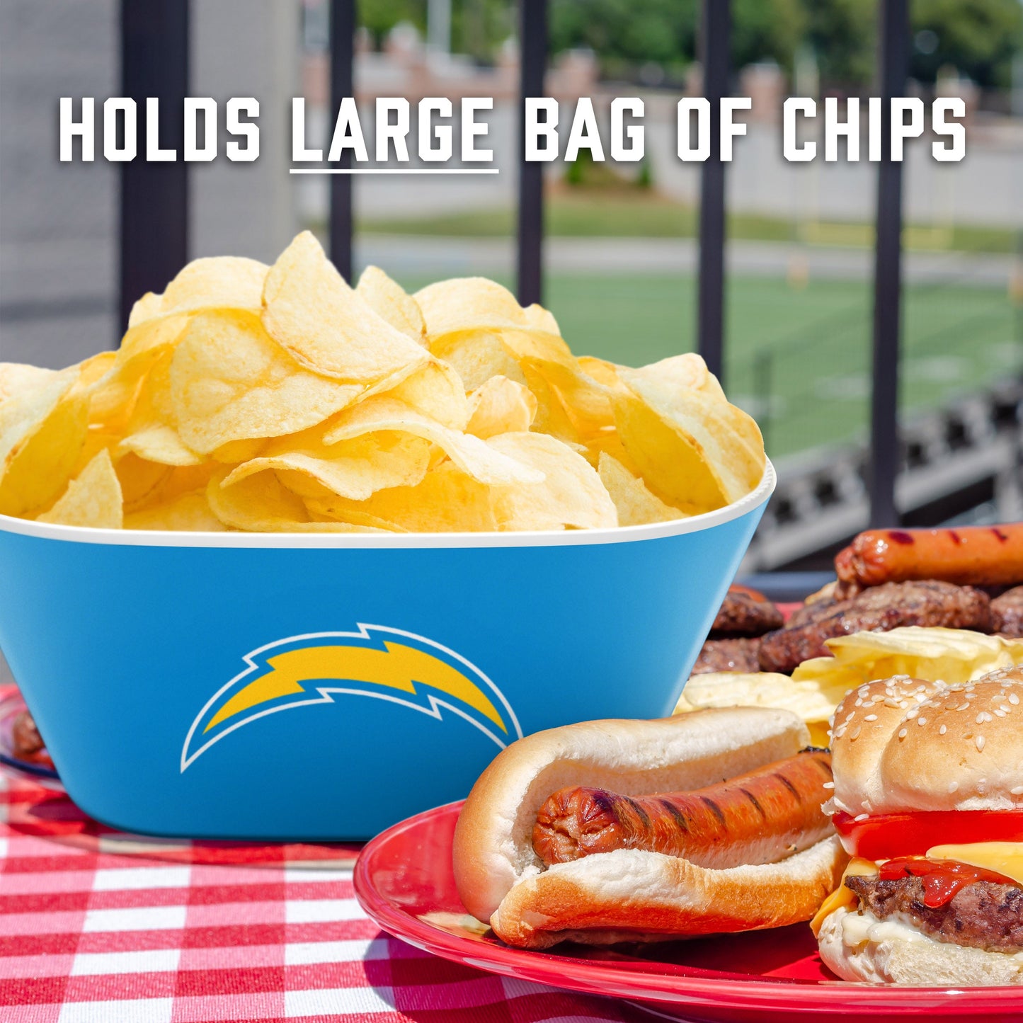 Los Angeles Chargers Large Party Bowl Alt 4