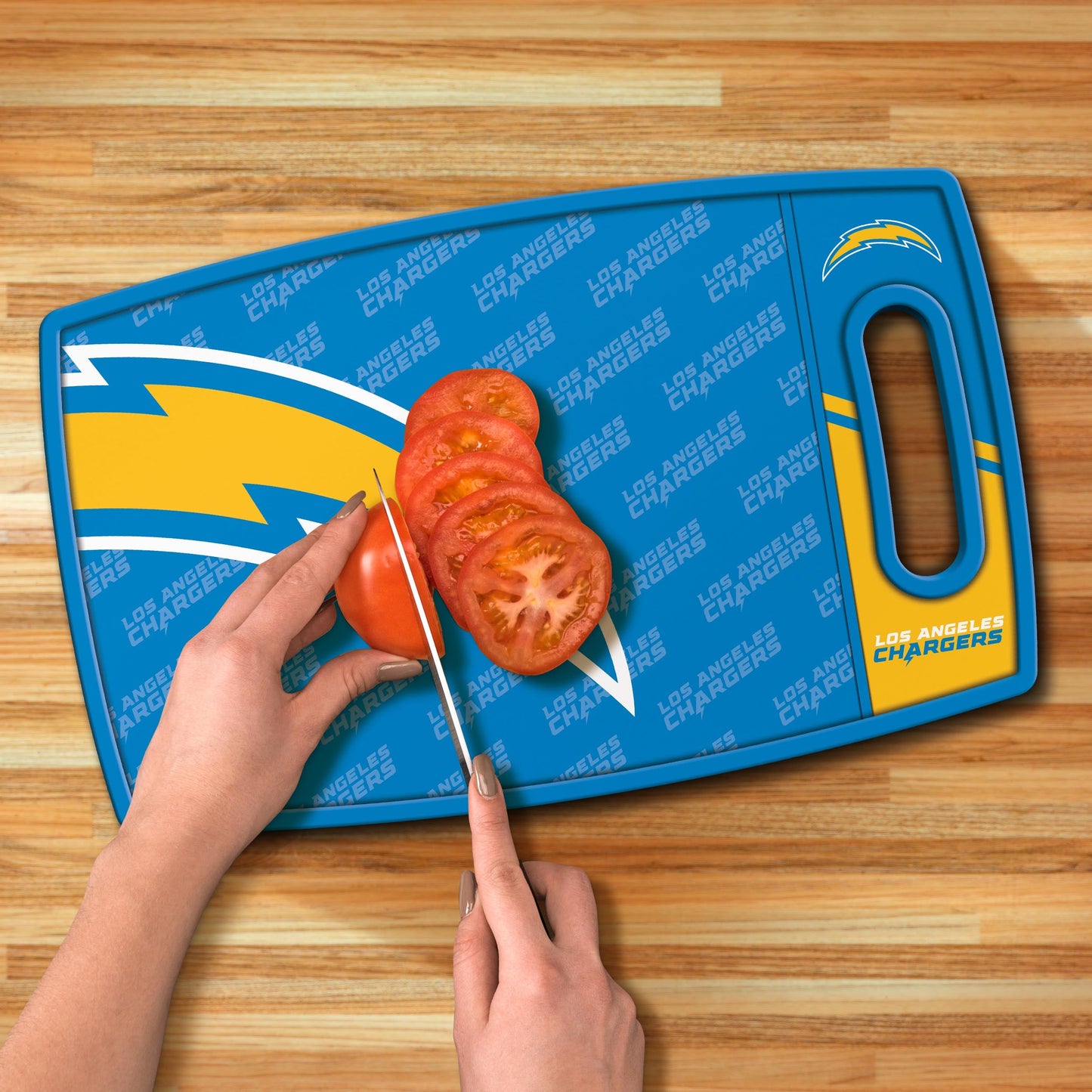 Los Angeles Chargers Logo Series Cutting Board Alt 3