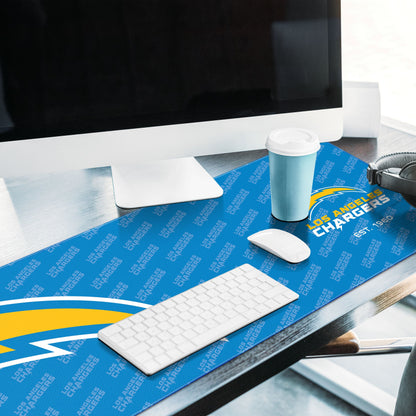 Los Angeles Chargers Logo Series Desk Pad Alt 2