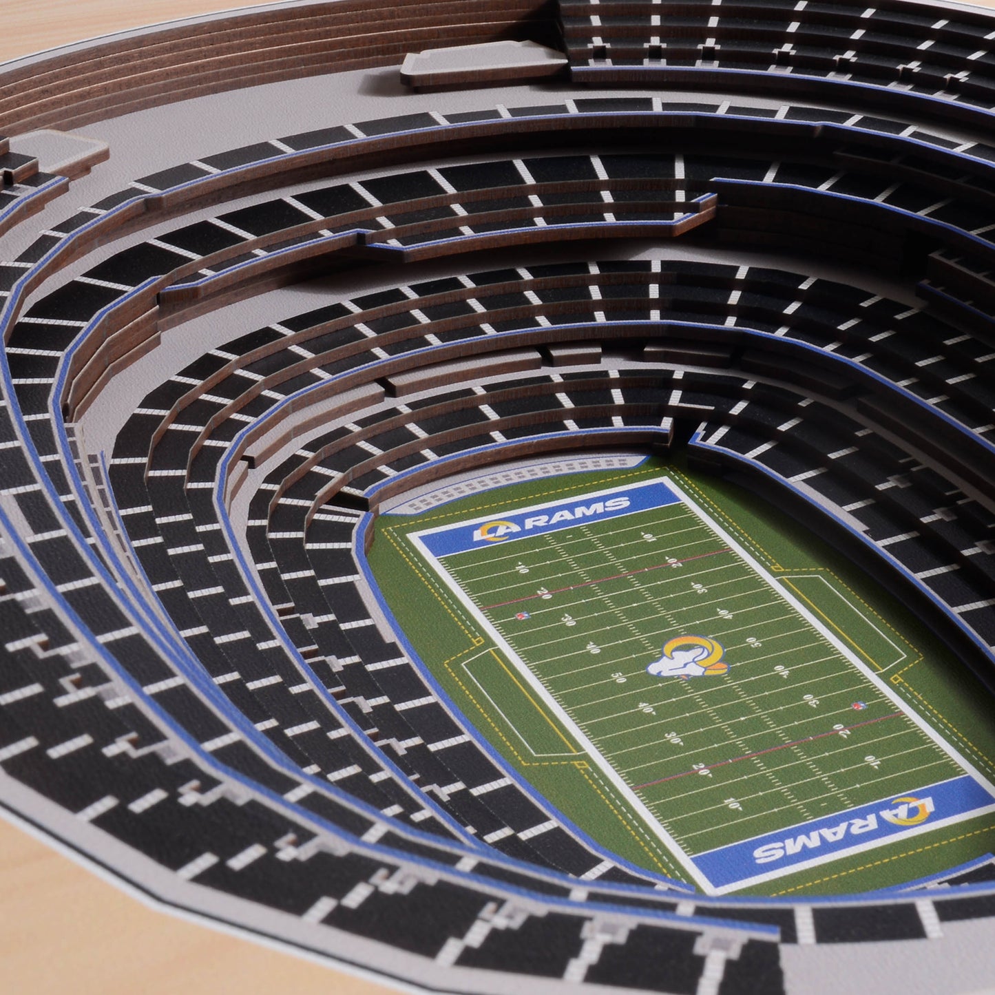 NFL Los Angeles Rams 25-Layer StadiumView Wallart