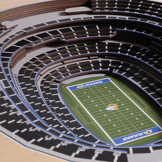 NFL Los Angeles Rams 25-Layer StadiumView Wallart