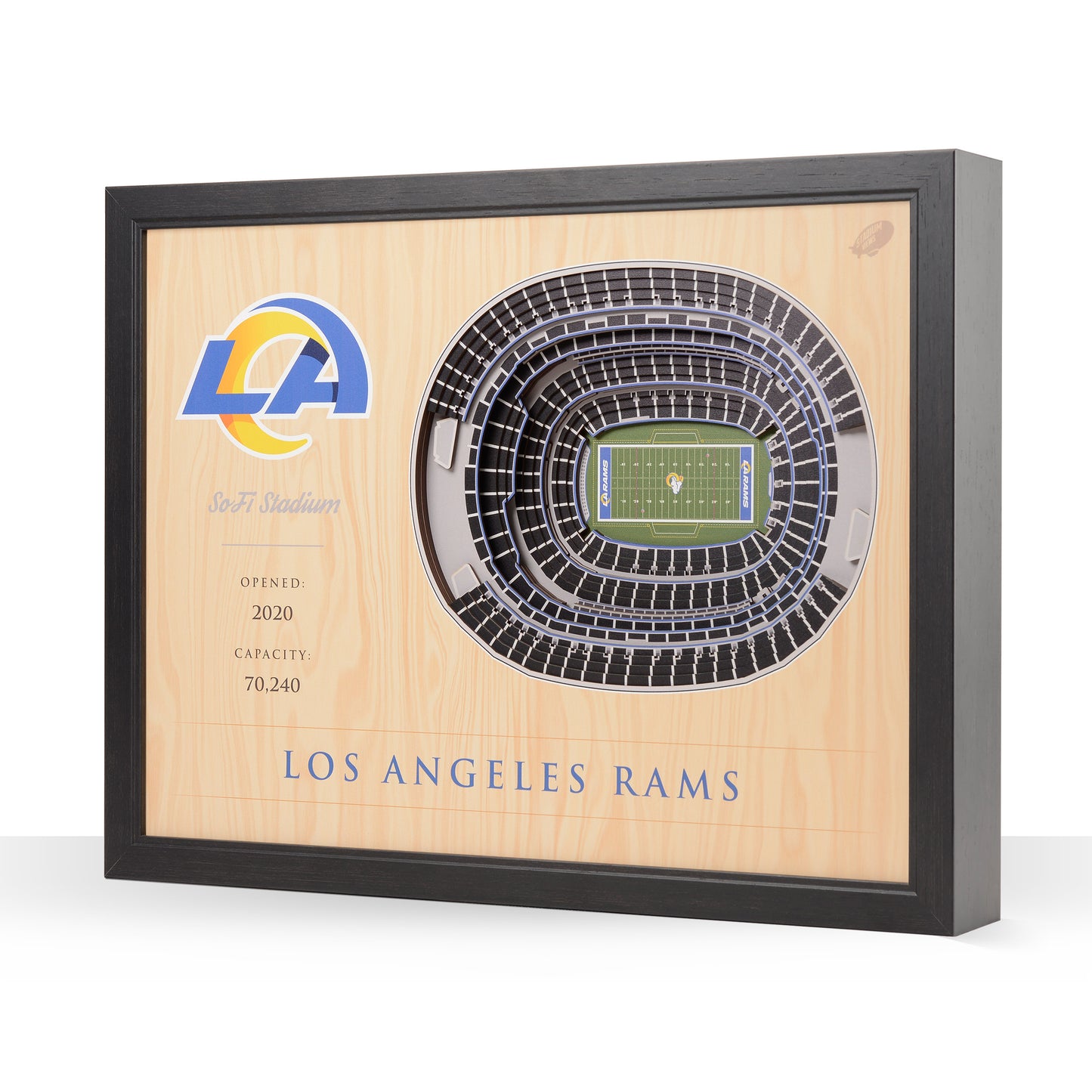 NFL Los Angeles Rams 25-Layer StadiumView Wallart