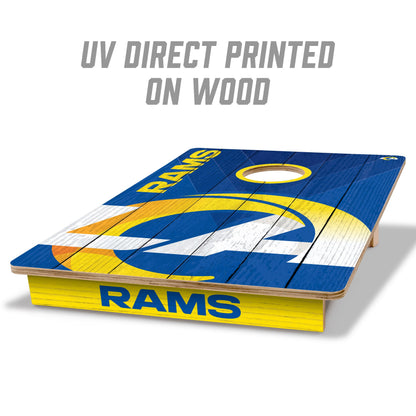 NFL Los Angeles Rams 2' X 3' All-Wood Cornhole Set - Alt 1