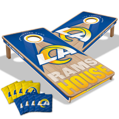 NFL Los Angeles Rams 2' x 4' All-Wood Cornhole Set