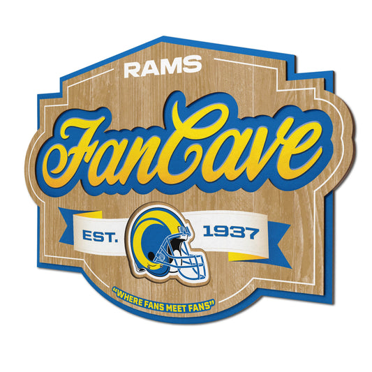 Los Angeles Rams Fan Cave Wall Art