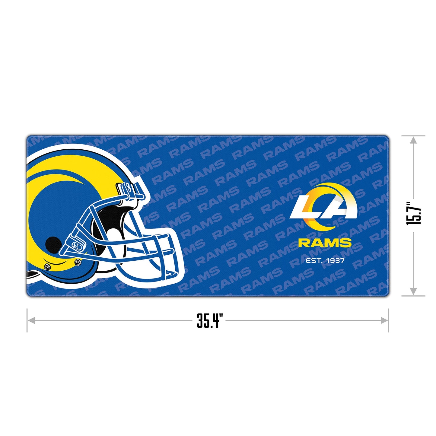 Los Angeles Rams Logo Series Desk Pad Alt 1