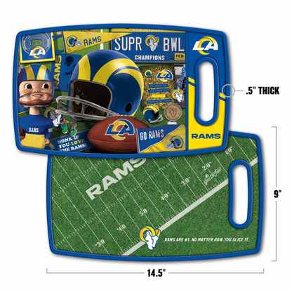 Los Angeles Rams Retro Series Cutting Board Alt 1