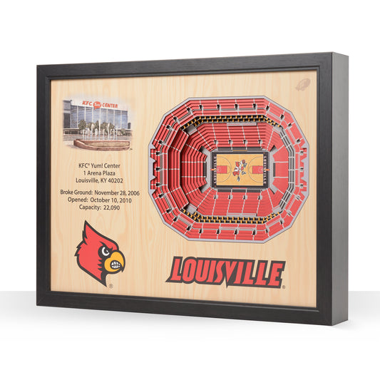 NCAA Louisville Cardinals 25-Layer StadiumView Wallart