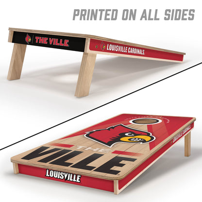 NCAA Louisville Cardinals 2' x 4' Slogan Series Cornhole